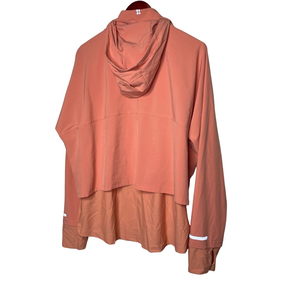 Sweaty Betty Fast Track Running Jacket in Orange sz XXL - Picture 3 of 8